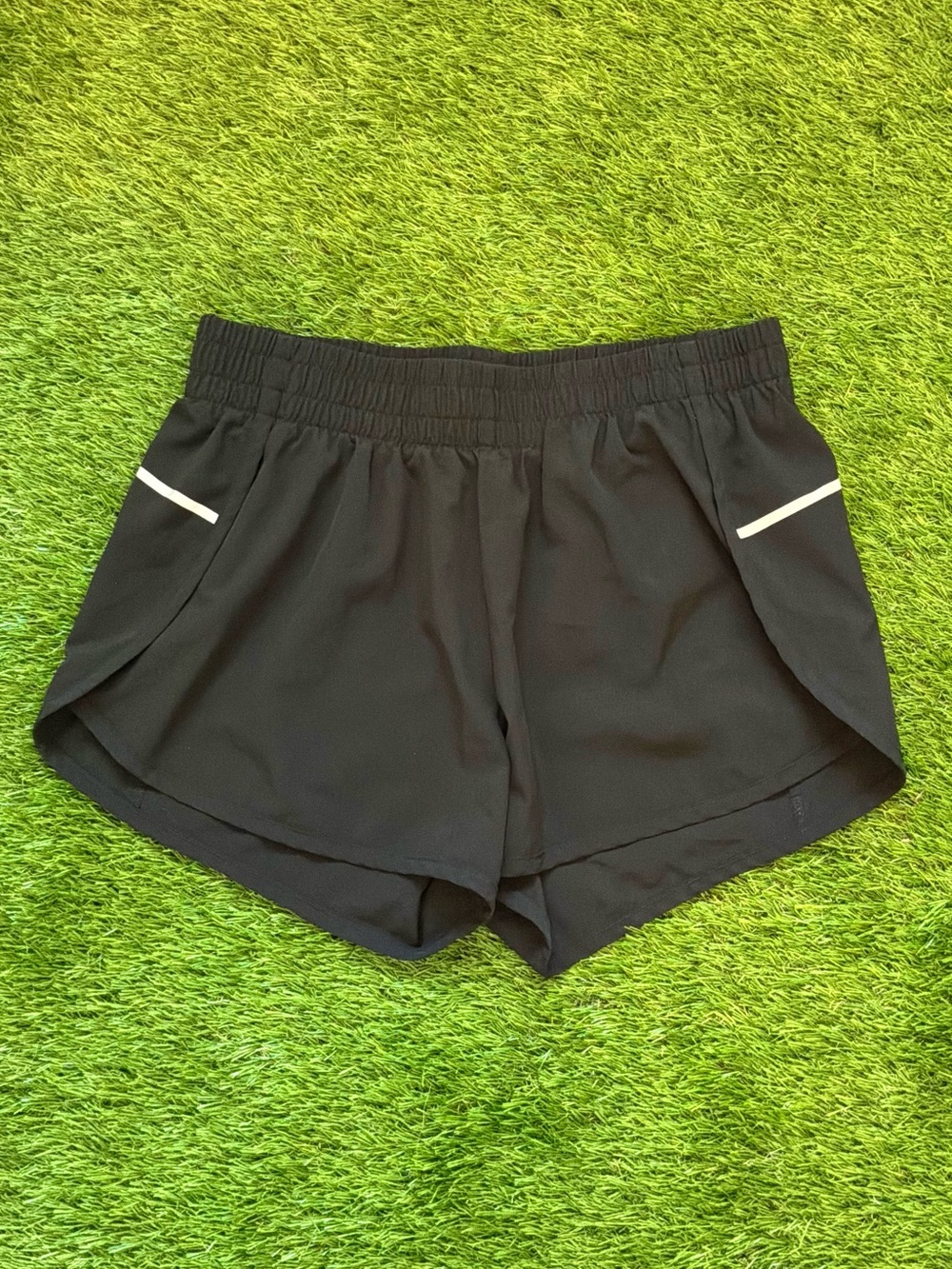 Black Athletic Running Shorts XS